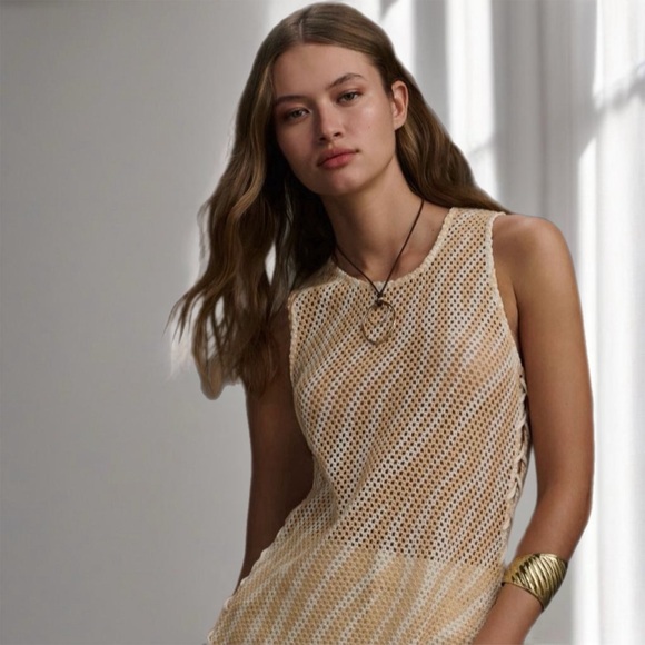 Anthropologie Printed Crochet Tunic - Picture 3 of 9